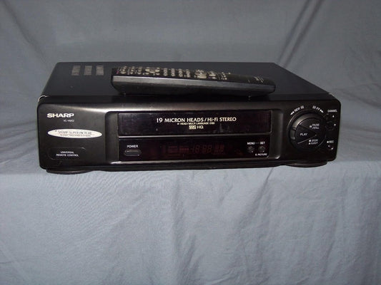 Sharp Vc-h952u 4-Head Hifi Vhs Player/Recorder