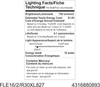 GE FLE16/2/R30XL827 CFL Floodlight Bulb 15-Watt Soft White