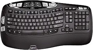 Logitech K350 Wave Ergonomic Wireless Keyboard