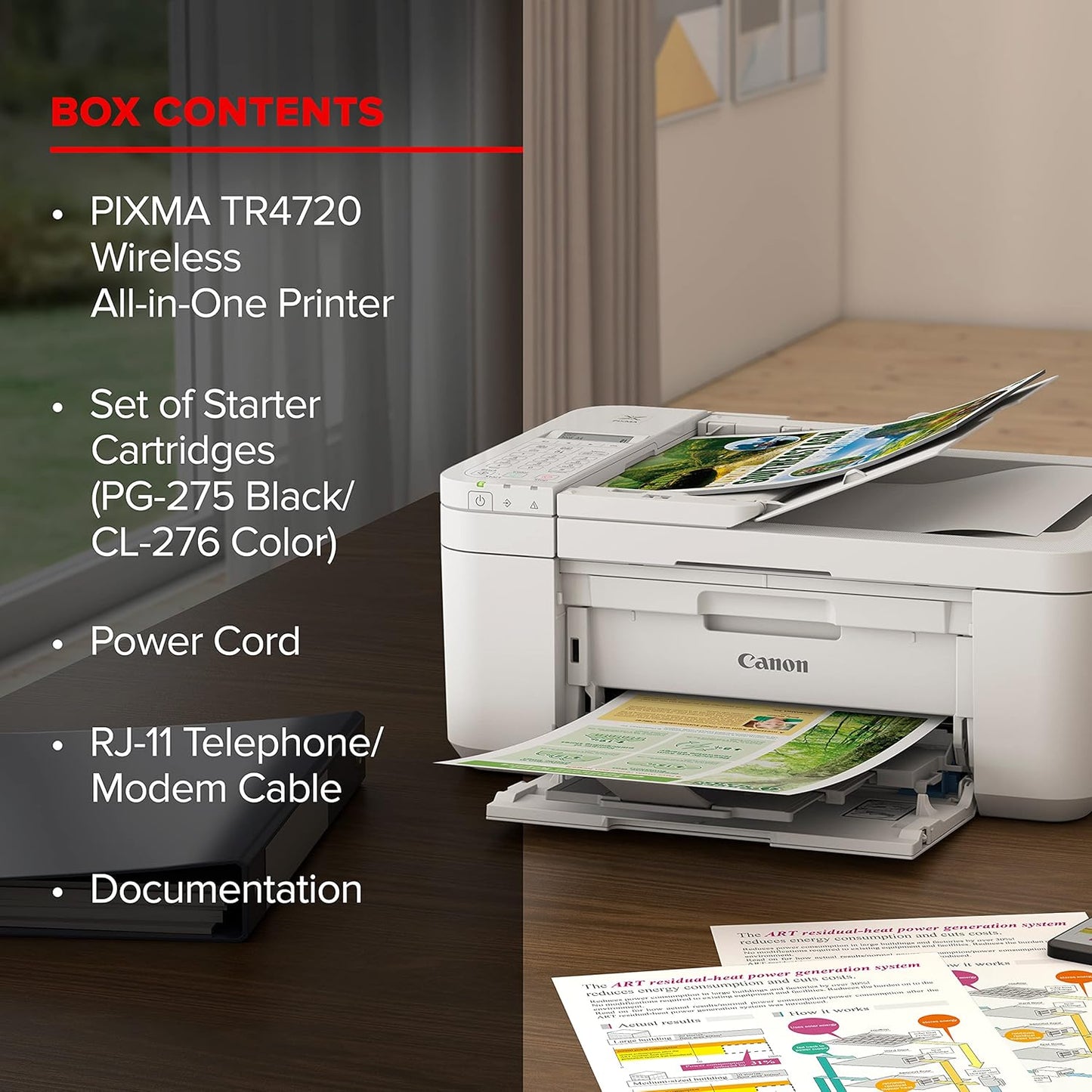 Canon 5074C022 PIXMA TR4720 Wireless All-in-One Printer
