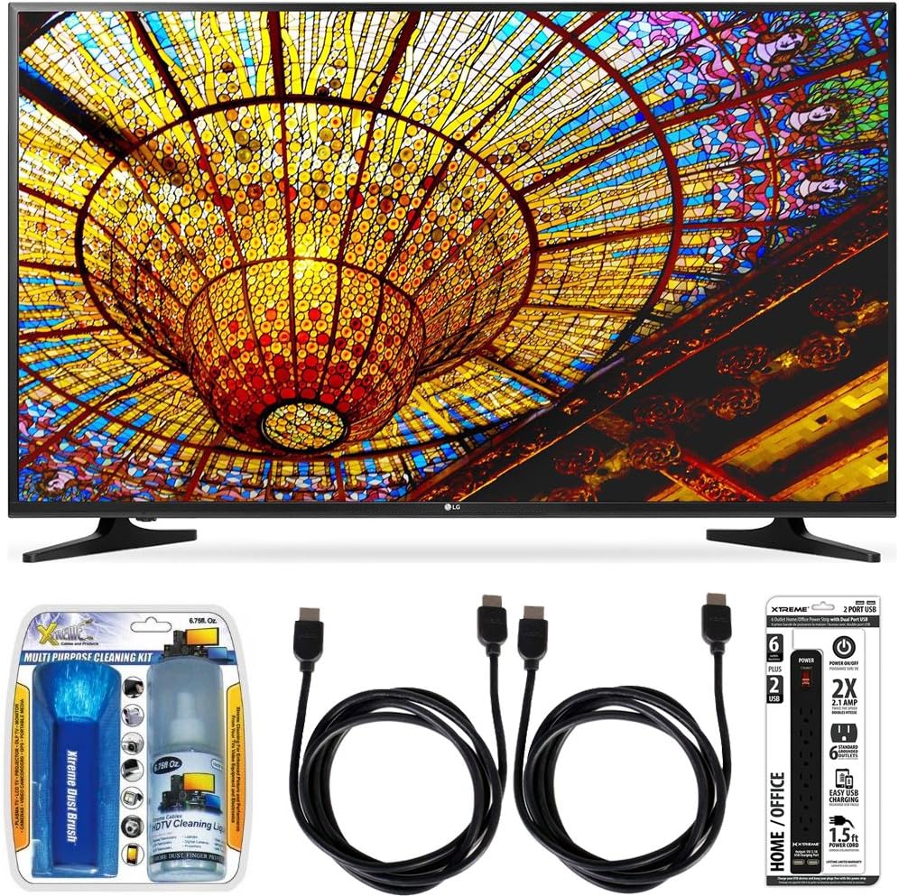 LG 65UH5500 65-Inch 4K Smart LED TV - Bundle