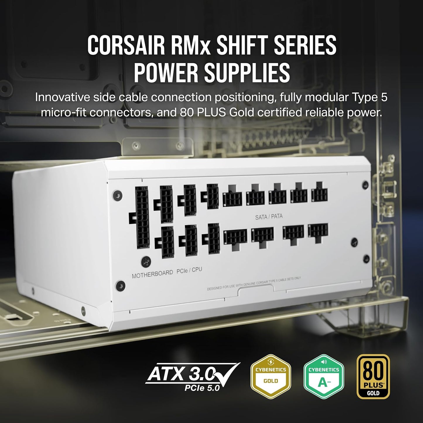 Corsair CP-9020276-NA RM1200x Shift 1200W ATX 3.0 PSU