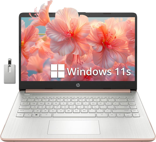 HP Stream N4120 14" HD Celeron Laptop, 256GB