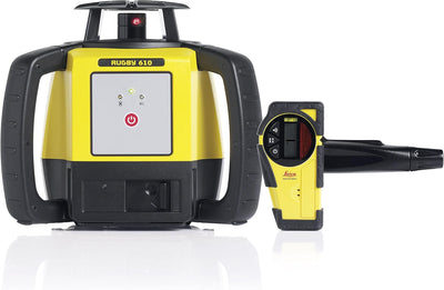 Leica R610,REBasic, Alkaline Rugby 610 Rotating Laser Level Kit