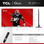 TCL 98Q651G 98-Inch QLED 4K UHD Smart Google TV
