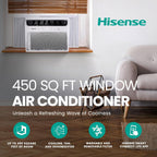 Hisense AW1023TW1W 450 Sq. Ft. Window Air Conditioner