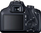 Canon 4000D EOS Rebel T100 DSLR Bundle Renewed