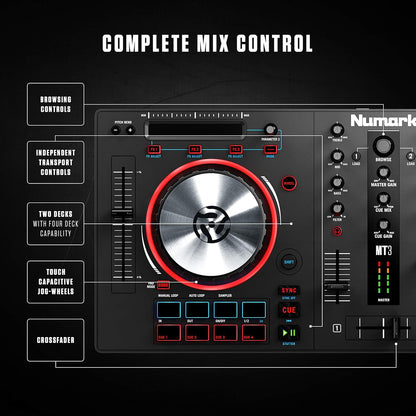 Numark Mixtrack 3 DJ Controller Serato Virtual DJ