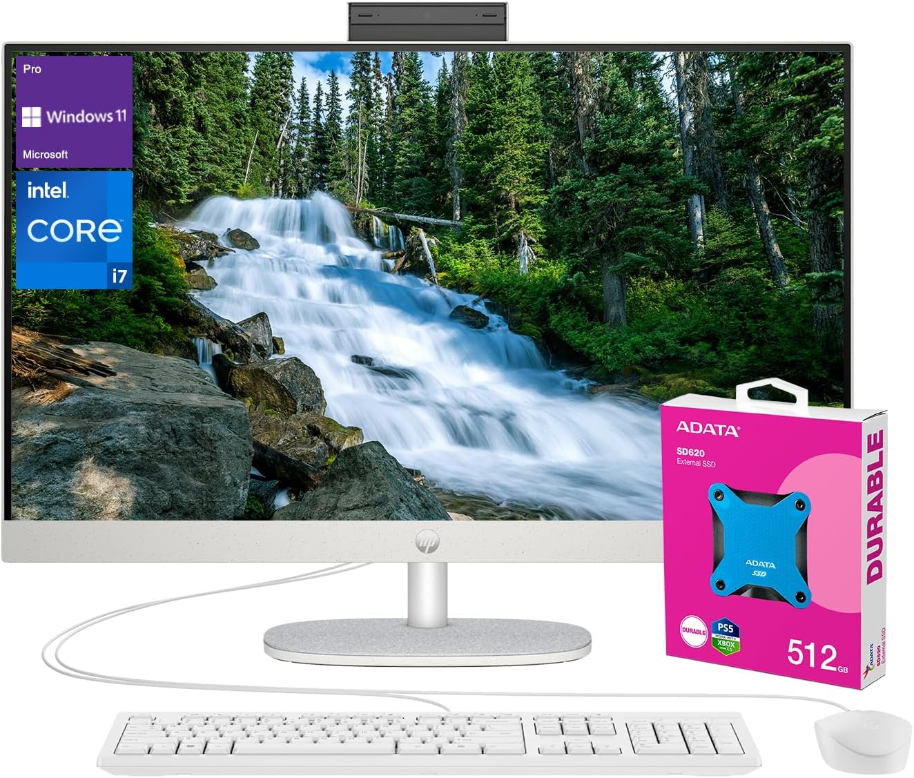 HP TPC-Q095-27 27" All-in-One Desktop i7-1355U 64GB 1TB SSD