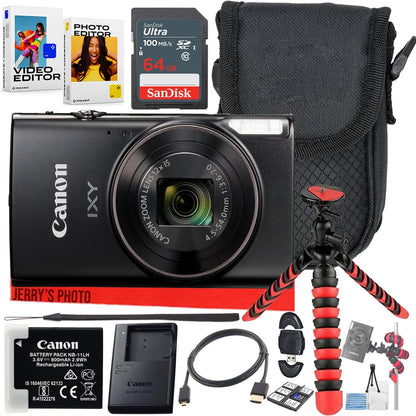 Canon IXY 650 / ELPH 360 HS Digital Camera Bundle Renewed