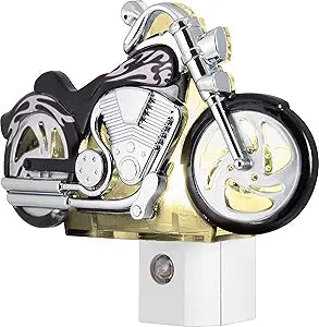 GE 10904 LED Motorcycle Night Light Dusk-to-Dawn