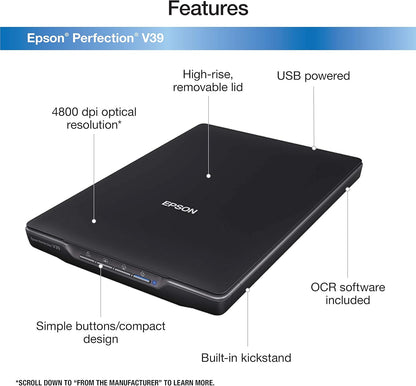 Epson V39 Refurbished Perfection Photo Scanner