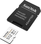 SanDisk SDSQQNR-512G-GN6IA 512GB High Endurance microSDXC Card