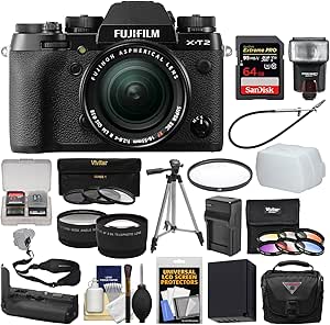 Fujifilm X-T2 4K Camera with 18-55mm Lens Kit