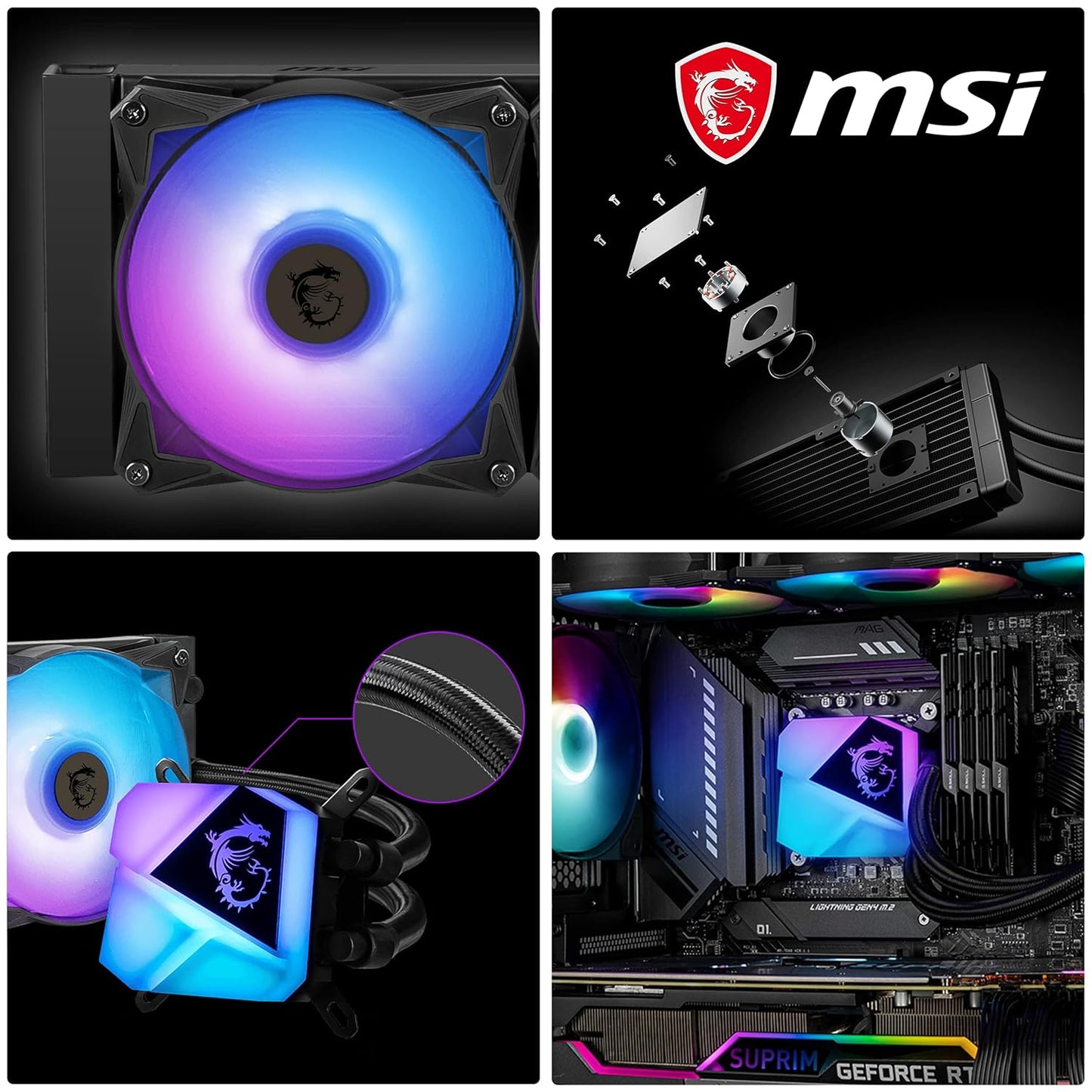 MSI MAG CoreLiquid C360 AIO ARGB CPU Cooler