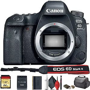 Canon 1897C002 EOS 6D Mark II DSLR Camera (Renewed)