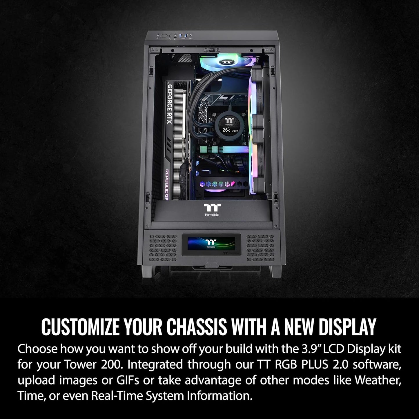 Thermaltake The Tower 200 Black Mini-ITX Computer Case