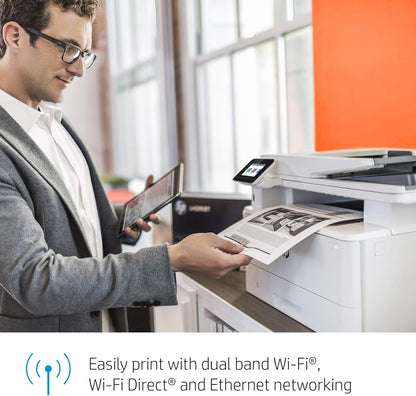 HP M428fdw LaserJet Pro Multifunction Wireless Printer (Renewed)