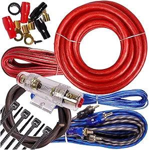 Gravity BGR-KIT4-PK1-RED-2500W 4 Gauge Amp Wiring Kit