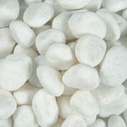 MSI AMZ-LSC-0024 White Tumbled Pebbles - 1-2 Inch, 40 lb. Bag