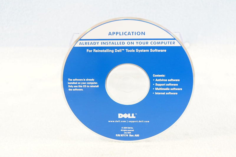 Dell N7174 System Software Reinstall Recovery CD — main product image