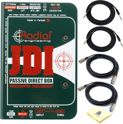 Radial Engineering R8001010 JDI Passive DI Box Bundle
