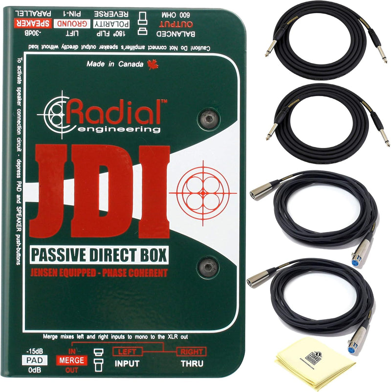 Radial Engineering R8001010 JDI Passive DI Box Bundle — main product image