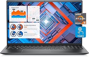 Dell 5515 Inspiron 15.6" Touch Laptop Ryzen 5 64GB RAM 1TB SSD