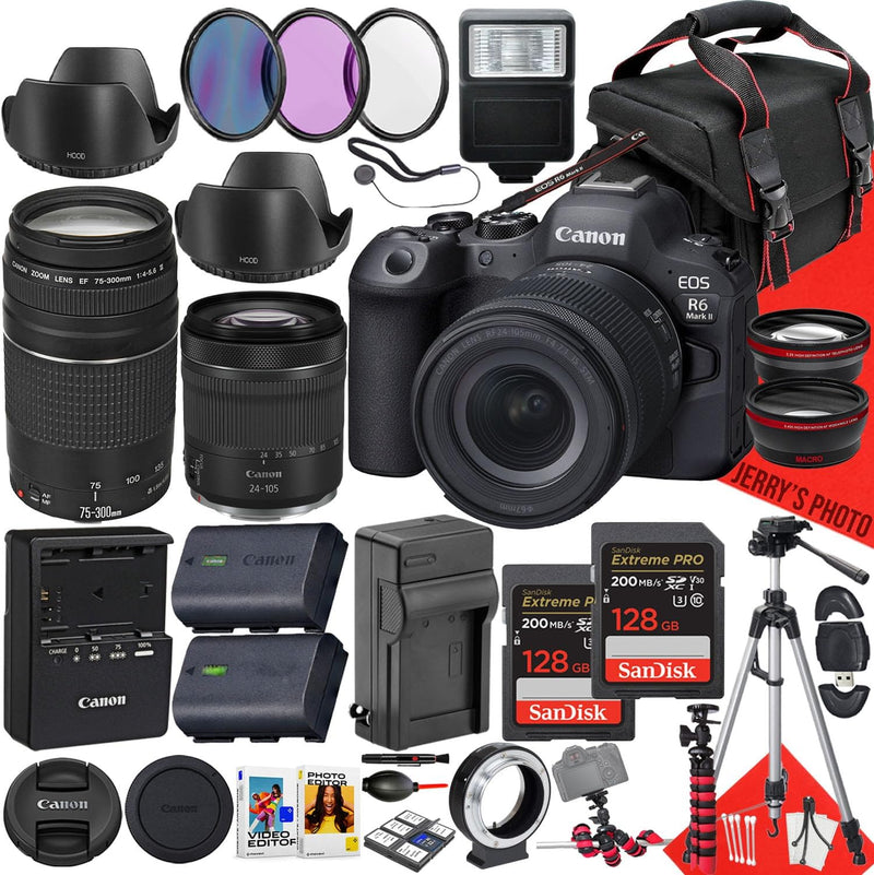 Canon EOS R6 Mark II Mirrorless Camera Bundle (Renewed) — main product image