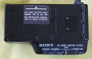 Sony AC-V25A Camcorder Charger 7.5V/10V — main product image
