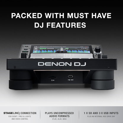 Denon DJ SC6000MPRIME Standalone Media Player Motorized Platter