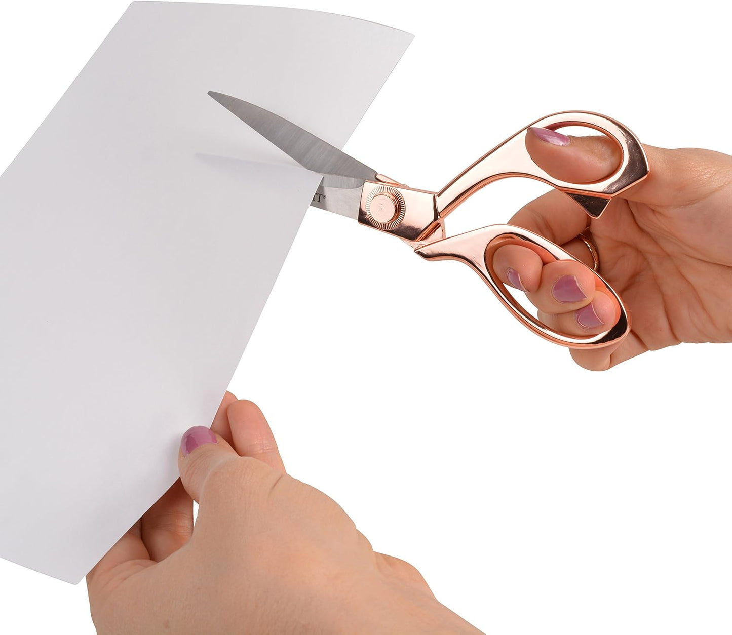 Westcott 16968 8-Inch Rose Gold Scissors - Stainless Steel, Office/Home
