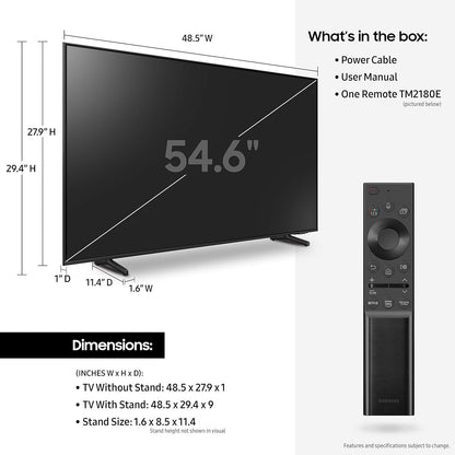 Samsung QN55Q60AA 55" QLED 4K Smart TV Bundle Used