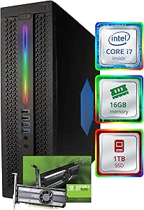 HP 800 G2 Elite RGB i7 Gaming Desktop Computer (Renewed)