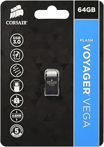 Corsair CMFVV3-64GB Flash Voyager Vega 64GB USB 3.0 Drive — main product image