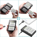 Neewer 90091084@@os1 BG-E8 Battery Grip Charger Kit
