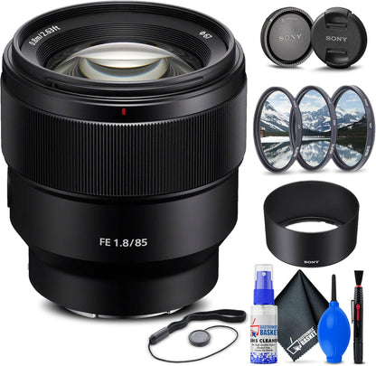 Sony SEL85F18/2 FE 85mm f/1.8 Portrait Lens (Renewed)