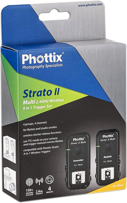 Phottix PH15653 Strato II Wireless Flash Trigger - Nikon