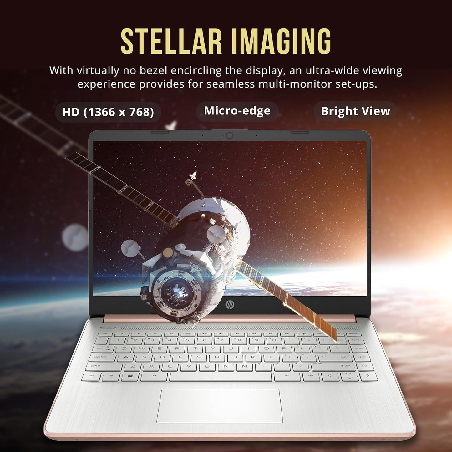 HP HP Stream N4120 14" HD Laptop + 288GB Storage