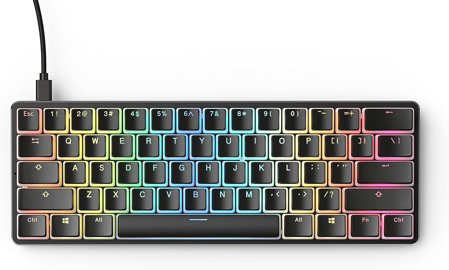Glorious GLO-KC-AURA2-B Aura V2 Black PBT Pudding Keycaps