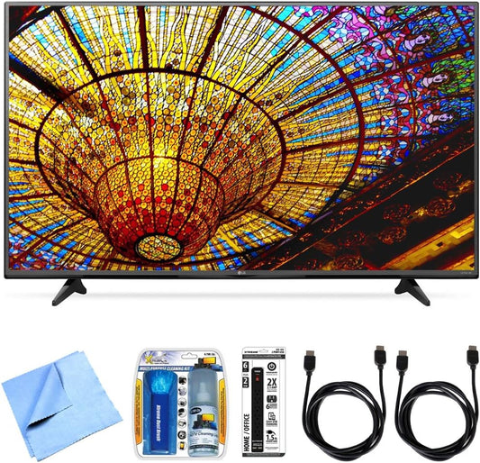 LG 65UF6450 65" 4K Ultra HD Smart LED TV Bundle