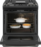 GE JGS760FPDS Profile 5.6 Cu. Ft. Slide-In Gas Range with Air Fry