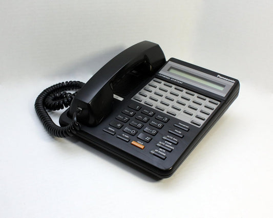 Panasonic KX-T7130-B Digital Phone Black Speakerphone Renewed