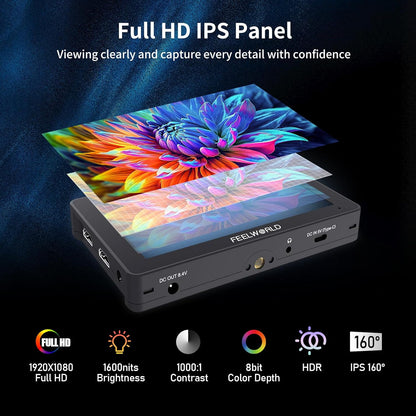 FEELWORLD F5 Pro X 5.5 Inch 4K HDMI Monitor Bundle