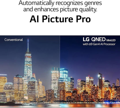 LG 65QNED99UPA 65" 8K QNED Mini-LED TV + Wall Mount - Used