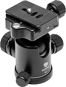 Benro B1 Triple Action Ballhead w/ PU60 Plate — main product image