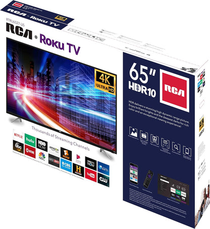 RCA RTRU6528-CA 65-Inch 4K UHD Roku Smart TV