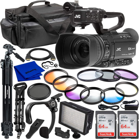JVC GY-HM250HW House of Worship Streaming Camcorder Bundle