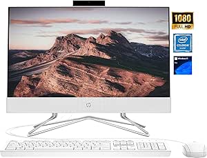 HP All-in-One 21.5" FHD Celeron J4025 Business Desktop