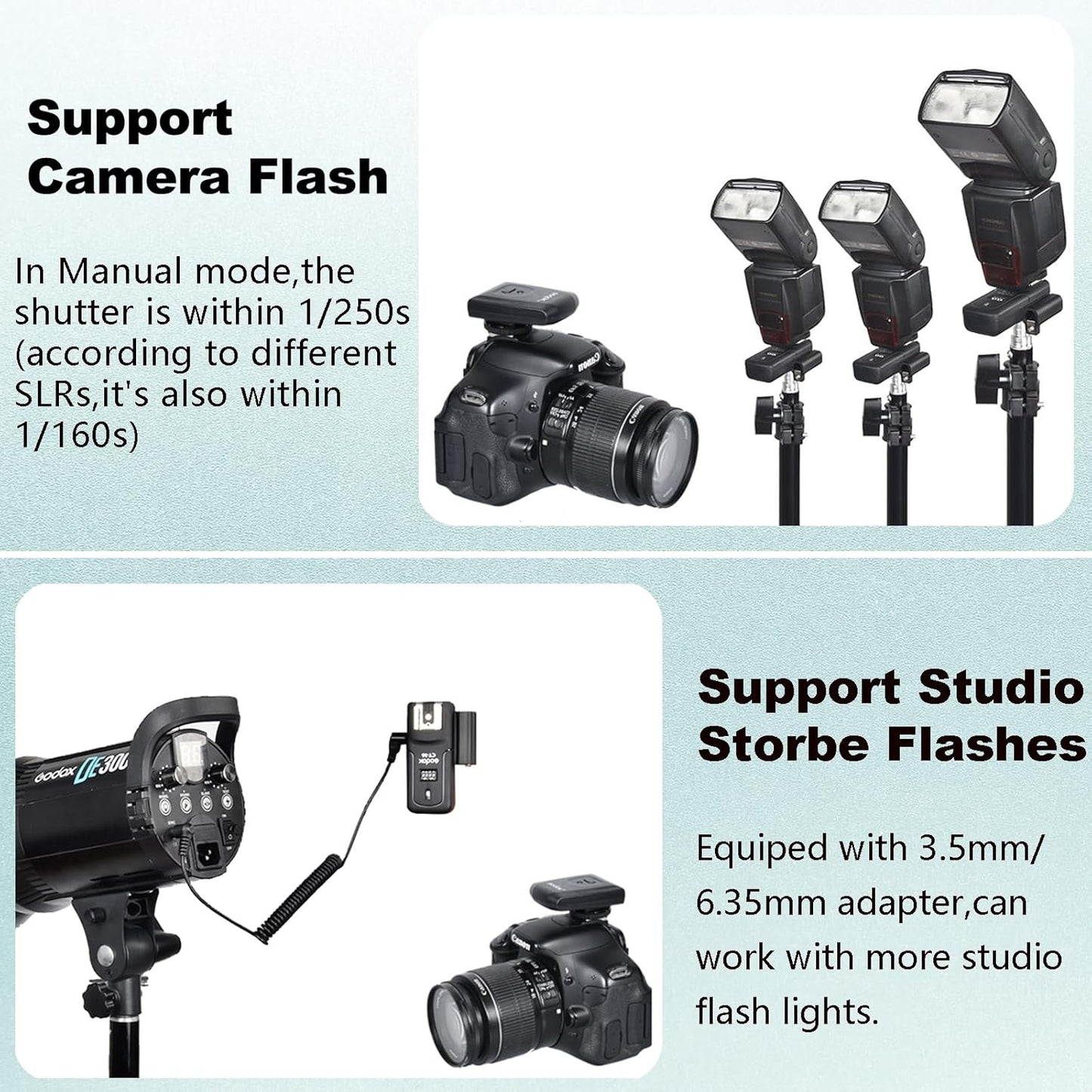 Godox YZP-CT16-2 in 1 Wireless Flash Trigger Kit
